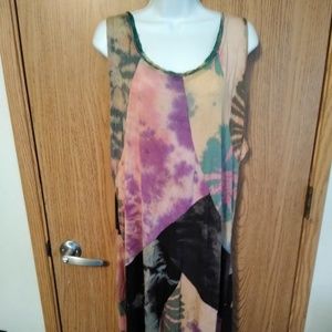 Rising international tie dye dress